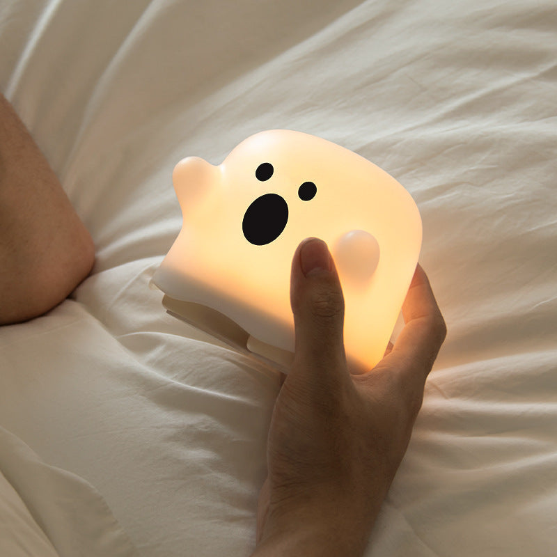Ghostly Glow Portable Night Light - Energy-Efficient Decorative Lamp