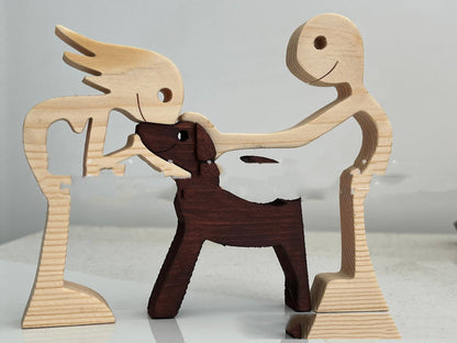 Eco-Friendly Wooden Animal Figurines - Sustainable Home Decor