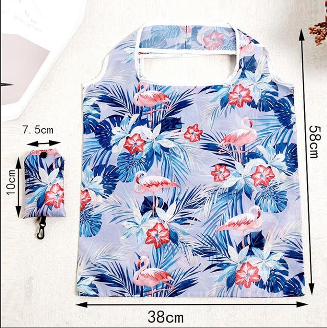 Eco-Friendly Reusable Shopping Bag with Polar Bear Print