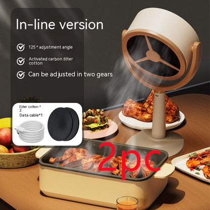 Wireless Portable Range Hood for Smoke Reduction