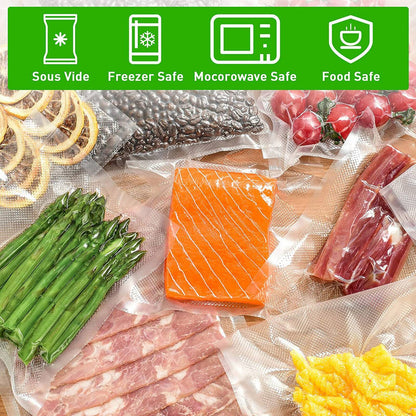 Eco-Friendly Reusable Vacuum Sealer Bags for Sustainable Food Storage