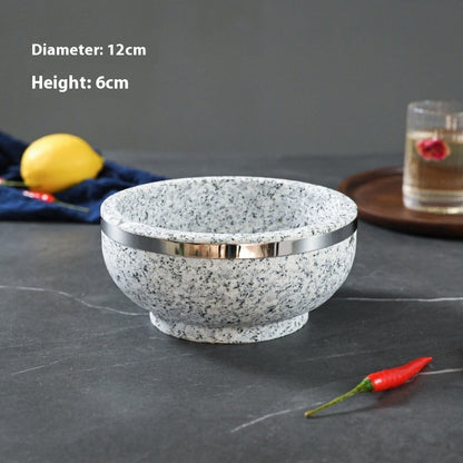 Eco-Friendly Natural Stone Bowl for Kitchen & Bathroom