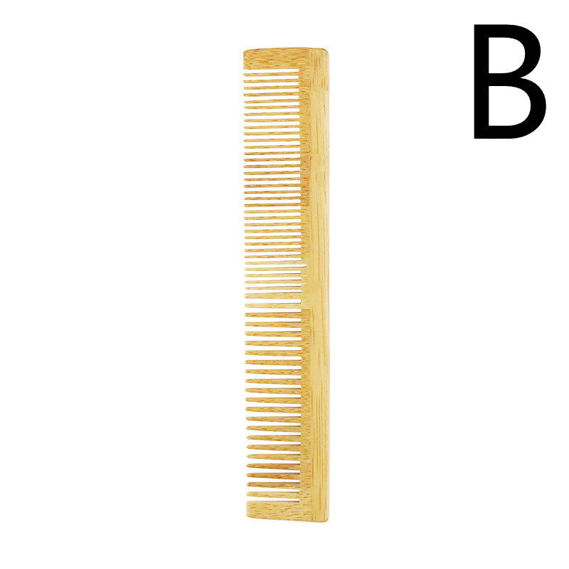 Eco-Friendly Bamboo Comb Set - Natural Wood Hair Care