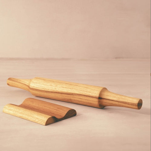 Eco-Friendly Wooden Rolling Pin - Sustainable Kitchen Tool