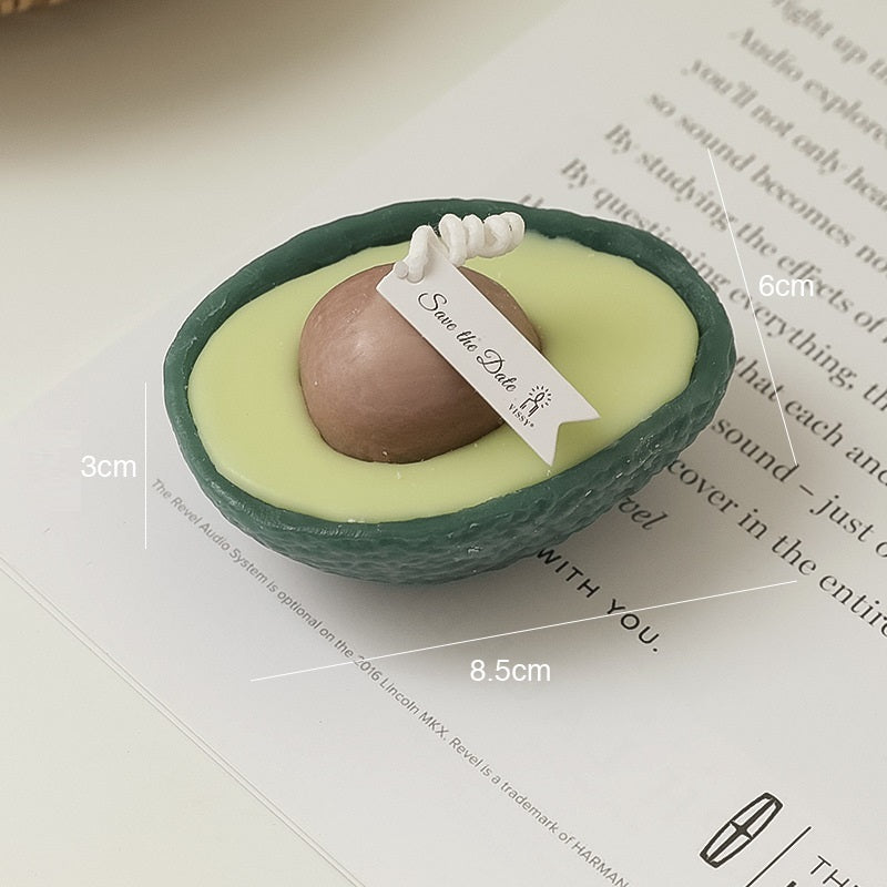 Avocado-Shaped Natural Soap Bar - Eco-Friendly, Biodegradable, Plastic-Free