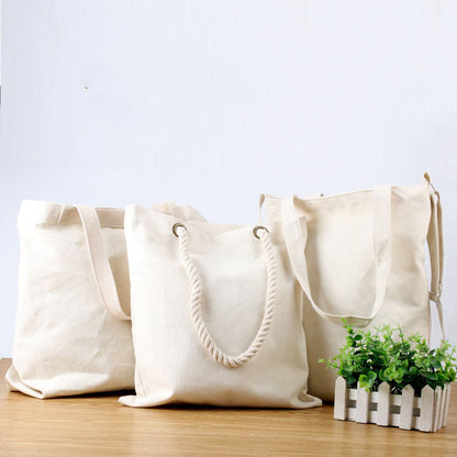 Eco-Friendly Reusable Drawstring Bags - Natural Cotton Storage Solution