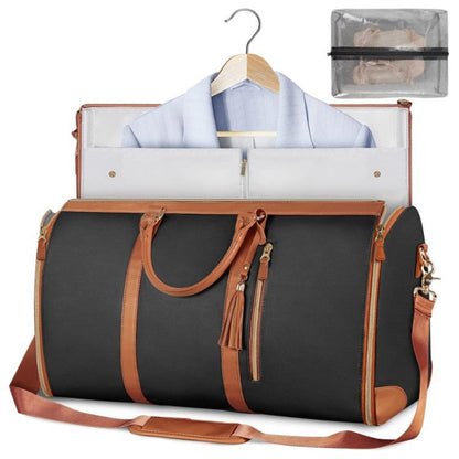 Versatile Light Pink Garment & Duffel Bag for Eco-Friendly Travel