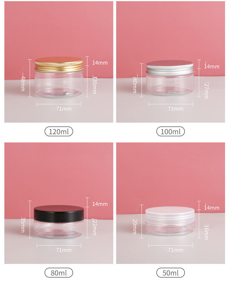 Eco-Friendly Clear Storage Jars with Black Lids - Sustainable Kitchen Organization