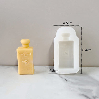 Perfume Bottle Shaped Decorative Candles - Eco-Friendly Wax, Multi-Use Decor
