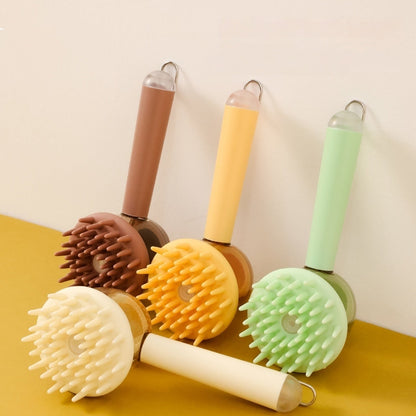 Eco-Friendly Pet Bath Brush with Silicone Bristles