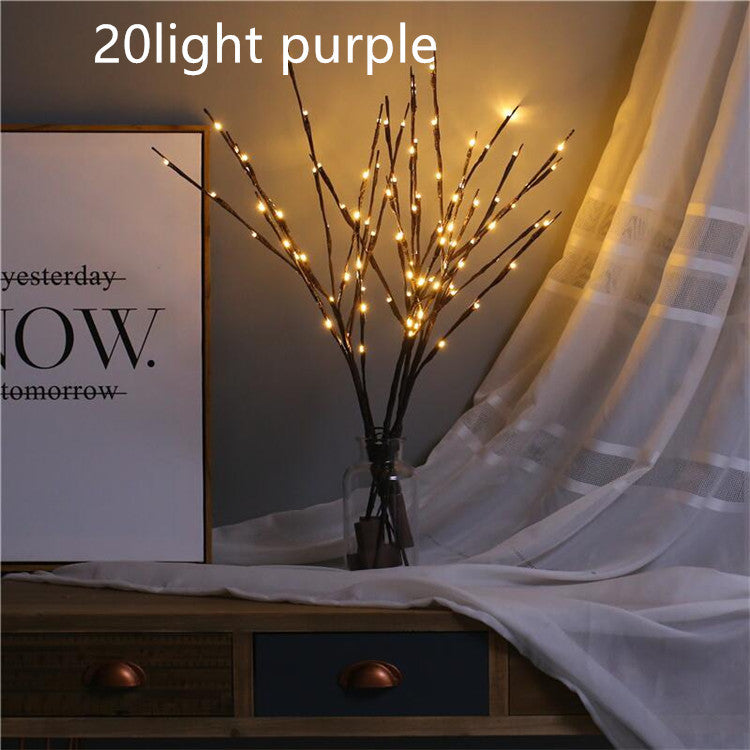 Energy-Efficient LED Light Branches for Home Décor