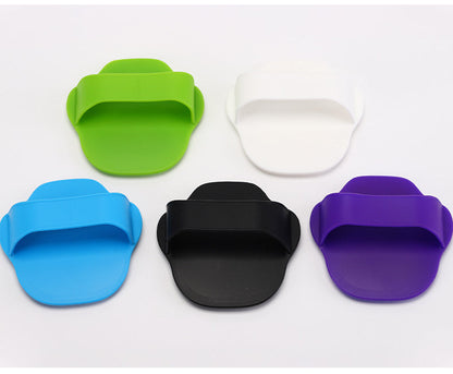 Heat-Resistant Silicone Kitchen Mat - Durable, Eco-Friendly, Black