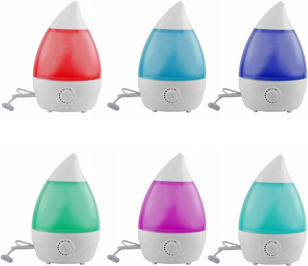 60 Pieces Royal Air Purifying Humidifier Diffusers (2-Liter Capacity with 7-Color LED – Free 2 Bottles of 10ml Aroma Oils – Ideal for Home and Office – Improves Air Quality – Provides a Relaxing Atmosphere)