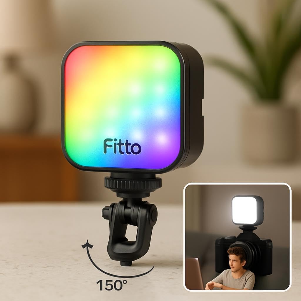 96 Pieces LED Color Pocket Videos with 150 Degree Rotation