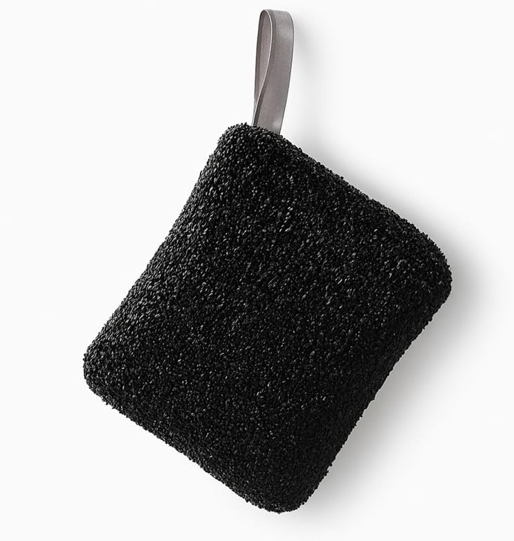 Textured Scrubbing Cloth – Multi-Purpose Cleaning Pads – Black & White – 20.2g – Polyurethane + PET + Polyester – Single Pack