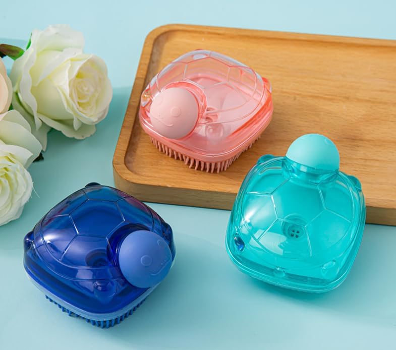 96 Pieces Pet Bath Brushes (Silicone Gel – Pack of 3 – Assorted Colors)