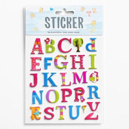English Alphabet Stickers - Self-Adhesive Letter Stickers A-Z for Kids, Classroom, Scrapbooking, Planners & Crafts, Peel and Stick Letter Decals