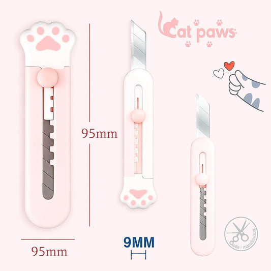 9m Manual Knife 9.5cm Pink Utility Cutter