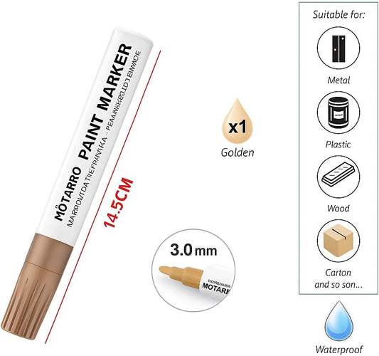 Paint Marker 14.5 cm Brown 3 mm Tip for Art, Craft, DIY Projects