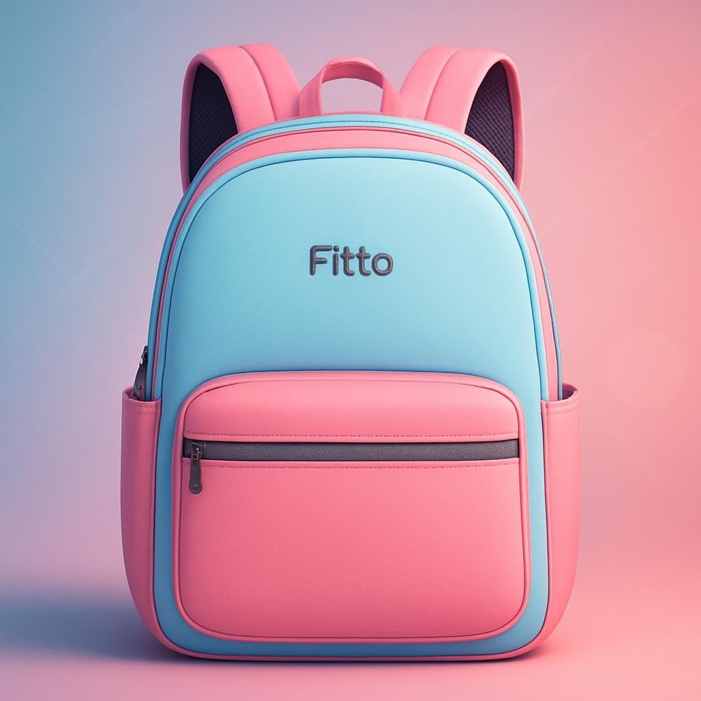 72 Pieces School Bags (45x32cm – Kids Pink and Blue Backpack)