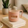 120 Pieces Pink Dual-Layered Plastic Mugs with Transparent Inner Lining (Insulated Coffee Cup – BPA-Free – 350ml)