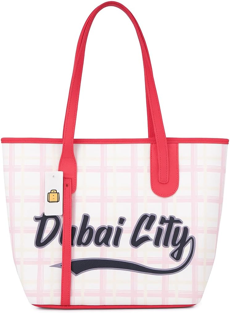 Durable Eco-Friendly Pink Tote Bag with Handles