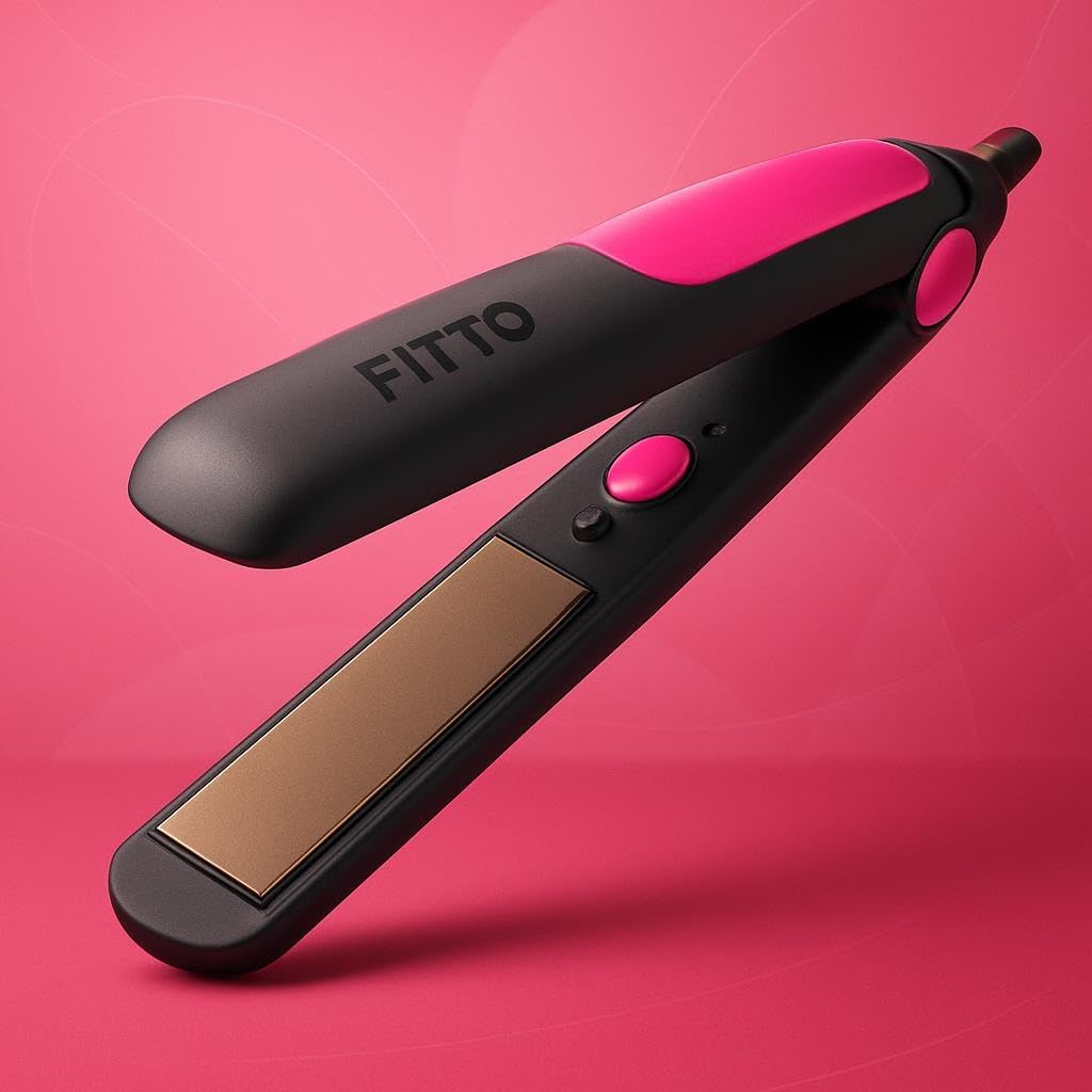 Hair Straightener with Tourmaline Ceramic Coating, Protect Care Technology, Floating Plates, 220°C Temperature, Auto Bivolt – Health & Personal Care