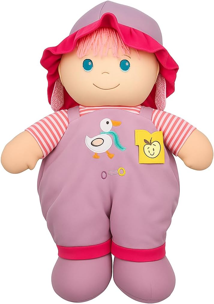 72 Pieces Purple Dolls with Pink Hair (Collectible Toy for Kids & Playroom Decor)