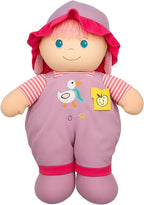 72 Pieces Purple Dolls with Pink Hair (Collectible Toy for Kids & Playroom Decor)