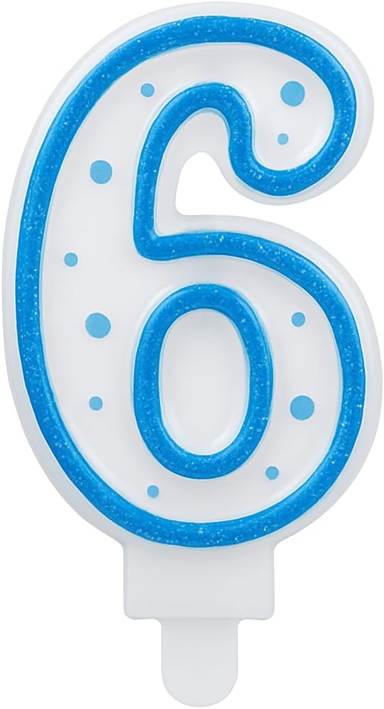 Birthday Candle Number 6 – Fun Party Decoration Essential for Birthday Celebrations, UAE