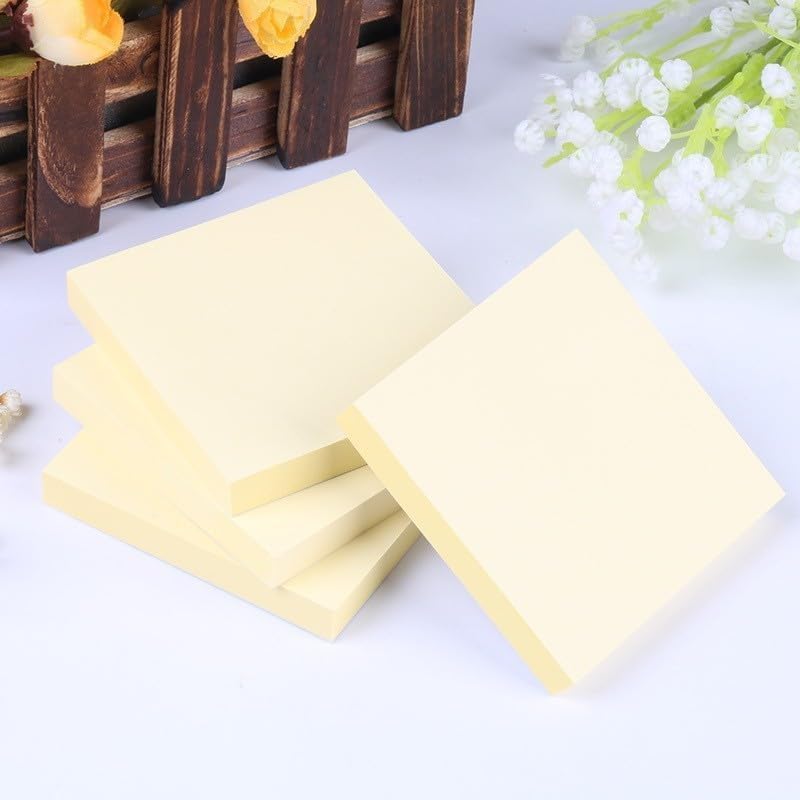 72 Pieces Sticky Notes (12 Pack – 5x3 Inches – Self-Stick Notes in Assorted Colors – Repositionable Sticky Notes for Office – Home – School – and Classroom – 12 Pads of 100 Sheets Each)
