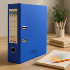 144 Pieces Lever Arch Files (Blue 2-Hole Document Organizer for Office)