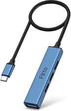 96 Pieces 4-Port USB-C & USB 3.0 Hubs for Fast Data Transfer