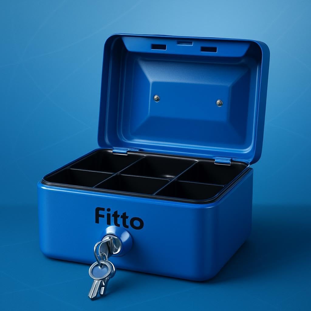 72 Pieces Deposit Boxes (9x12.5cm Blue – Secure Storage for Documents and Valuables)