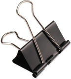 240 Pieces Binder Clips - Heavy Duty Metal Clamps for Organizing Papers (Files – Office Supplies – and Schoolwork - Durable – Reusable – Ideal for Home – Office – and Classroom Use (12Pcs 25mm – Black))