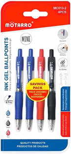 96 Pieces 4 Pieces Ball Point Gel Pens (0.7mm – 11cm – Assorted Colors)