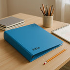 96 Pieces 4 Hole Binder Folders for A4 Sheets (34x25cm Blue)