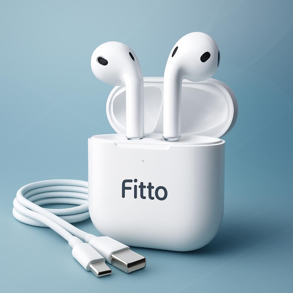 Wireless Stereo Earbuds Type-C Charging Bluetooth Earphones