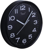 96 Pieces Sleeks (25cm Round Wall Clock for Living Room – Bedroom – Kitchen – and Office | Stylish and Minimalist Design | Silent Quartz Movement with Easy-to-Read Numbers)