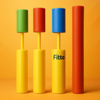 96 Pieces Foam Water Guns Toys Sets (4x38CM - Outdoor Water Blaster for Kids – Pool & Backyard Water Fight Fun – Pack of 4)