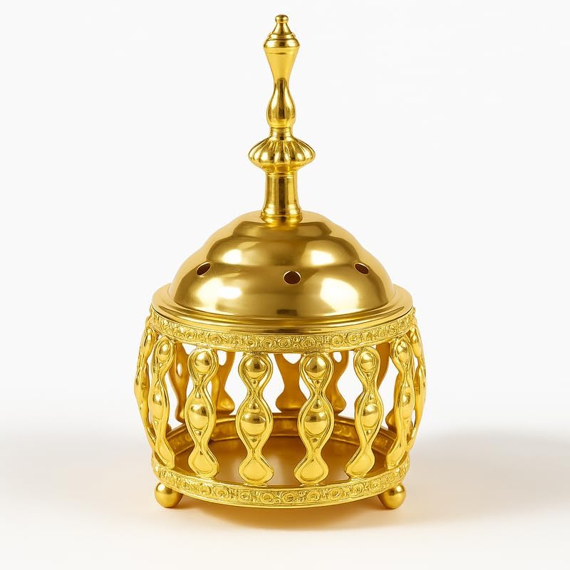 120 Pieces Bakhoor Burner Goldens for Home Fragrance and Aromatherapy