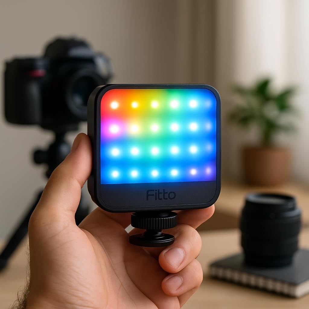 96 Pieces RGB Color Pocket Videos for Photography and Videography