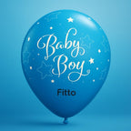 240 Pieces Baby Boy Balloons (12 Inch 12 Pieces Per Card – Party – Birthday – Kids Room Decor)