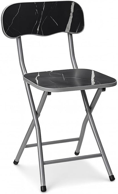 Foldable Chair, Black - Lightweight and Portable Seating Solution