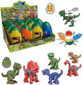 96 Pieces 3 Pieces Dinosaur Surprise Eggs with 3 Take Apart Dinosaur and Screw Drivers