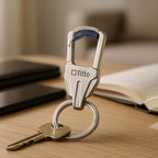 120 Pieces Key Holders (9.2x3 cm Compact Key Organizer Rack Hook Keychain Clip for Home Office Car)