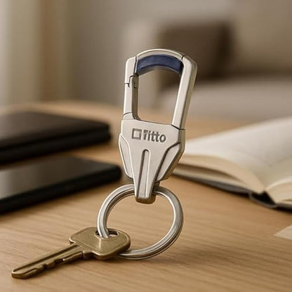 Key Holder 9.2x3 cm Compact Key Organizer Rack Hook Keychain Clip for Home Office Car