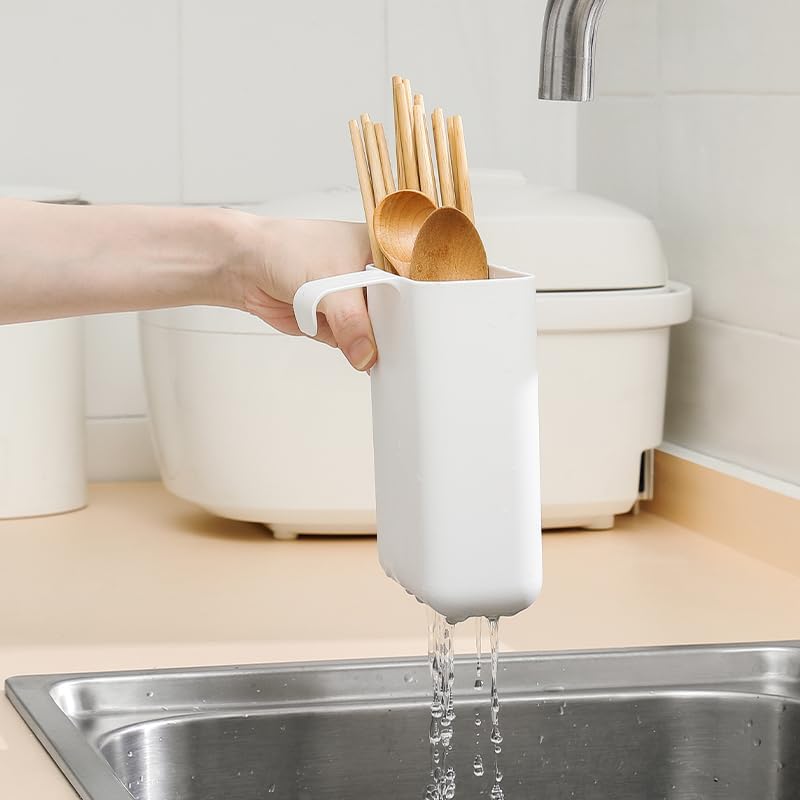 144 Pieces Long Water Sink Drain Baskets (Easy Drain Design – White)