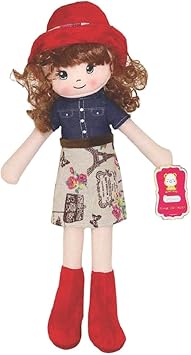 FITTO 60CM Plush Doll – Ultra-Soft, Lightweight Stuffed Toy for Kids, Adorable Design, Perfect for Snuggling, Playtime, Room Décor, and Gift Giving