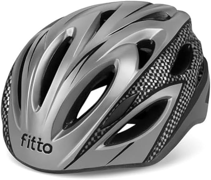 Grey Cycling Helmet for Adults - Lightweight, Adjustable, and Comfortable Safety Gear